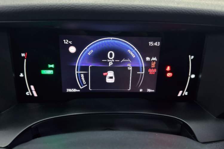 Used Toyota Camry 2024 Dual-Motor 2.0 HGVP Luxury Edition Odometer Close Up