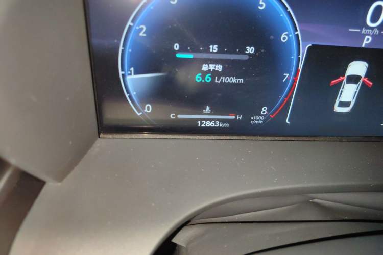 Used Toyota Camry 2024 2.0G Prestige Edition Odometer Close Up