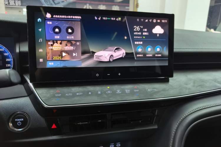 Used Toyota Camry 2024 Dual-Motor 2.0 HG Premium Edition Audio And AC Panel