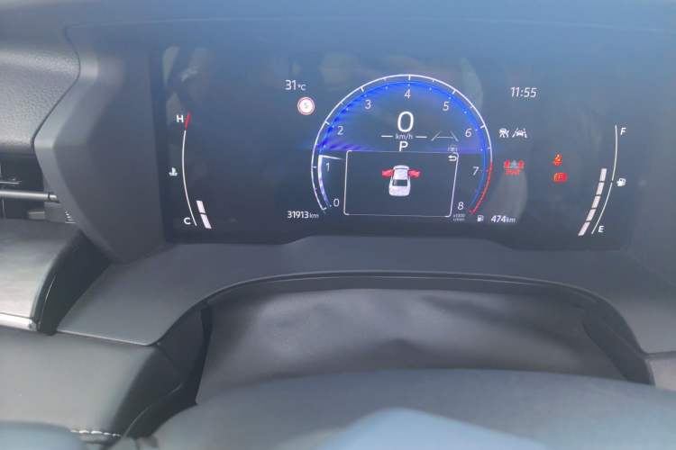 Used Toyota Camry 2024 2.0E Elite Edition Odometer Close Up