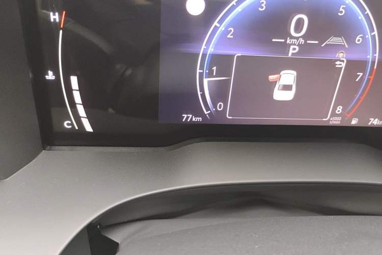 Used Toyota Camry 2026 Model 2.0E Elite Edition Odometer Close Up