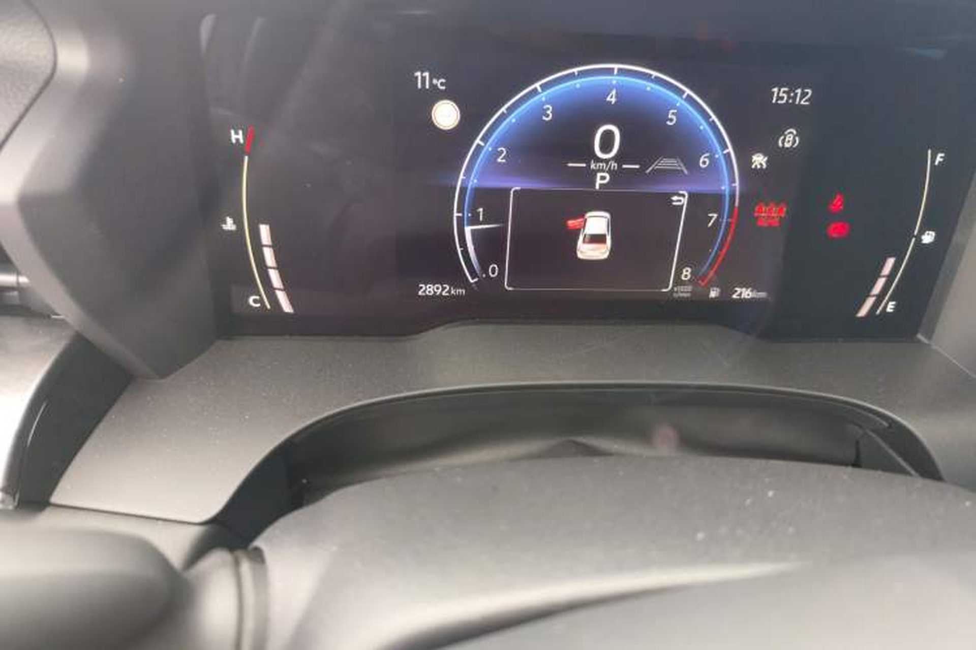 Used Toyota Camry 2026 Model 2.0E Elite Edition Odometer Close Up
