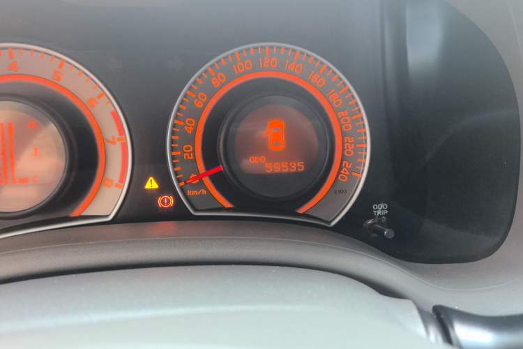 Used Toyota Corolla 2007 1.8L Manual GLX-i Odometer Close Up