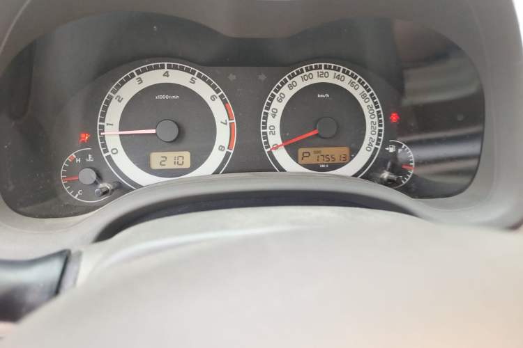 Used Toyota Corolla 2007 1.6L Automatic GL Odometer Close Up