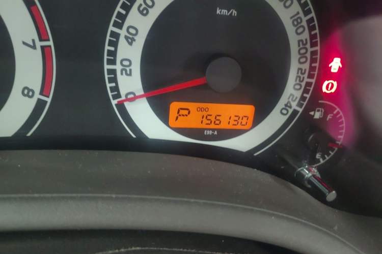 Used Toyota Corolla 2007 1.6L Automatic GL Odometer Close Up