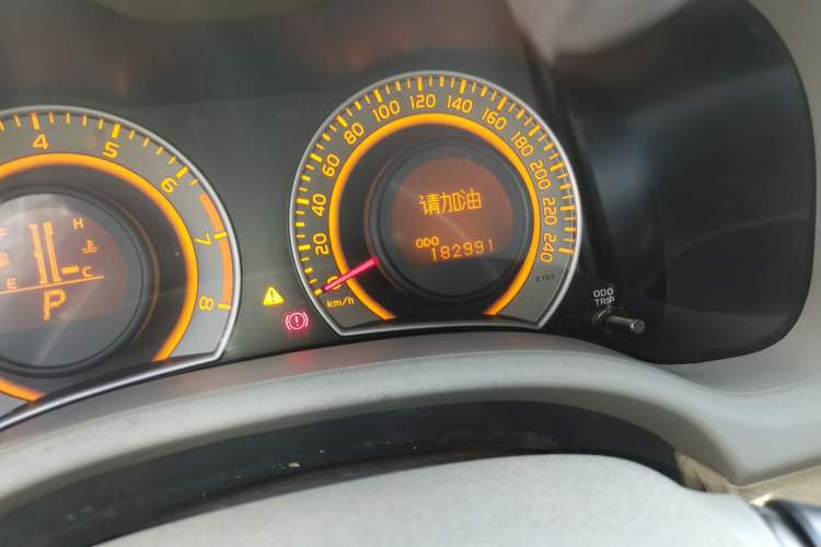 Used Toyota Corolla 2007 1.8L Automatic GLX-i Odometer Close Up