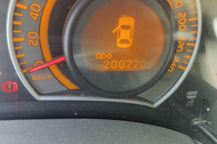 Used Toyota Corolla 2008 1.8L Automatic GL-i Sunroof Special Edition Odometer Close Up