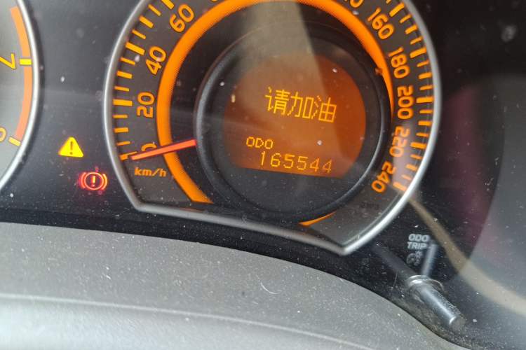 Used Toyota Corolla 2008 1.8L Automatic GL-i Sunroof Special Edition Odometer Close Up