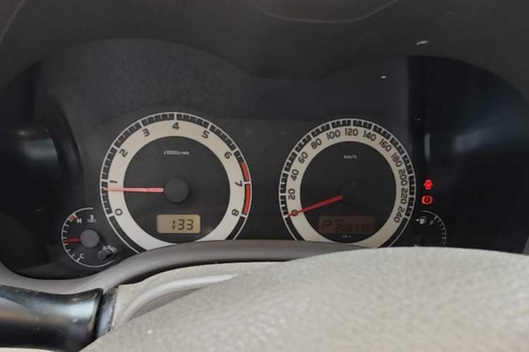 Used Toyota Corolla 2008 1.8L Automatic GL-i Sunroof Special Edition Instrument Cluster