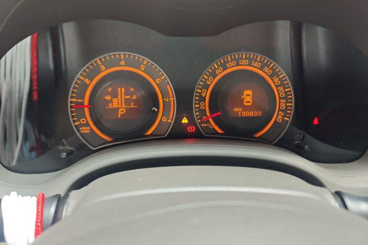 Used Toyota Corolla 2008 1.8L Automatic GL-i Sunroof Special Edition Odometer Close Up