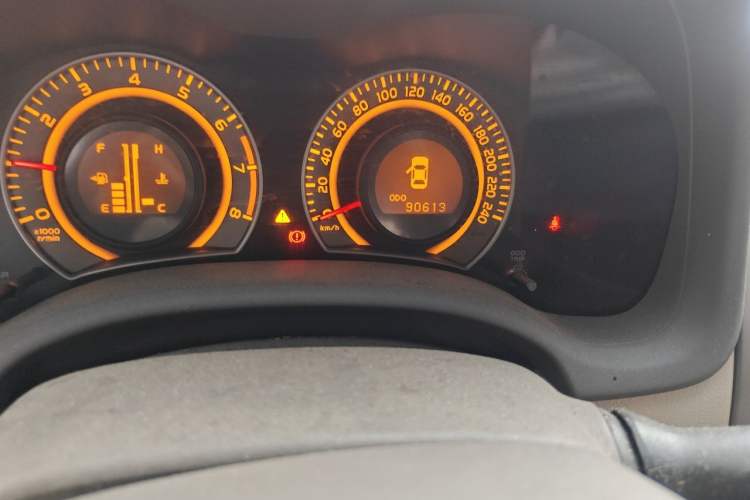 Used Toyota Corolla 2008 1.8L Manual GL-i Sunroof Special Edition Odometer Close Up