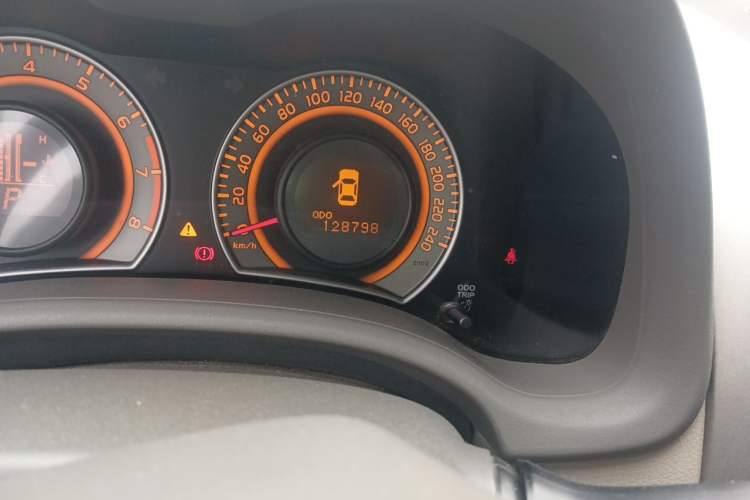 Used Toyota Corolla 2008 1.8L Automatic GL-i Sunroof Special Edition Odometer Close Up