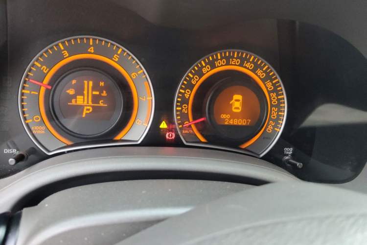 Used Toyota Corolla 2009 1.8L Automatic GLX-i Special Commemorative Edition Odometer Close Up