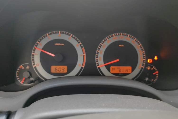 Used Toyota Corolla 2009 1.6L Automatic GL Sunroof Special Edition Instrument Cluster