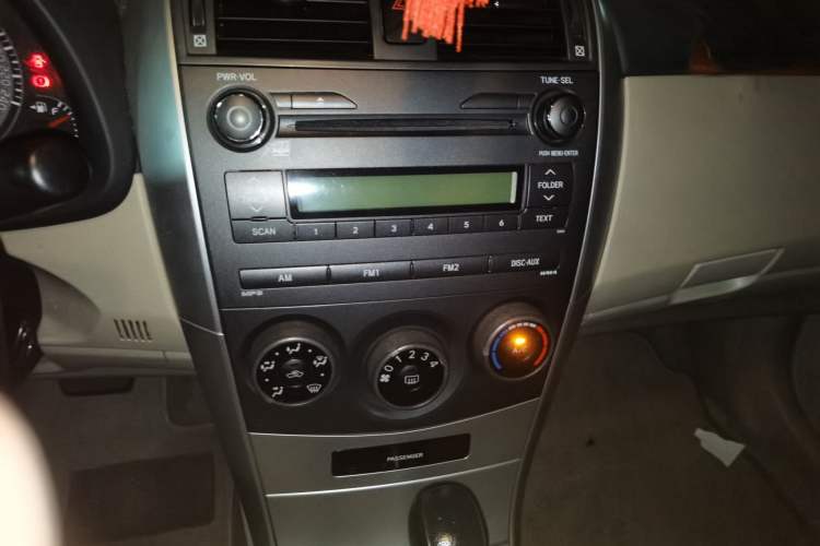 Used Toyota Corolla 2011 1.6L Automatic GL Audio And AC Panel