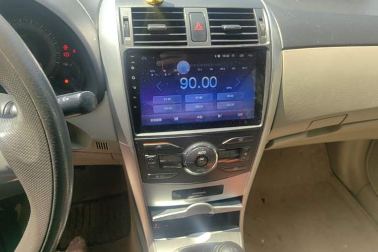 Used Toyota Corolla 2011 1.6L Manual GL Sunroof Edition Audio And AC Panel