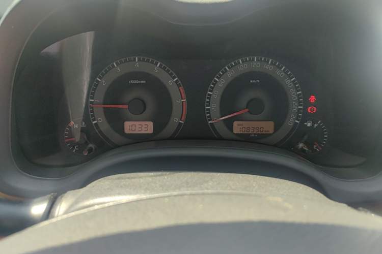 Used Toyota Corolla 2011 1.6L Manual GL Sunroof Edition Instrument Cluster