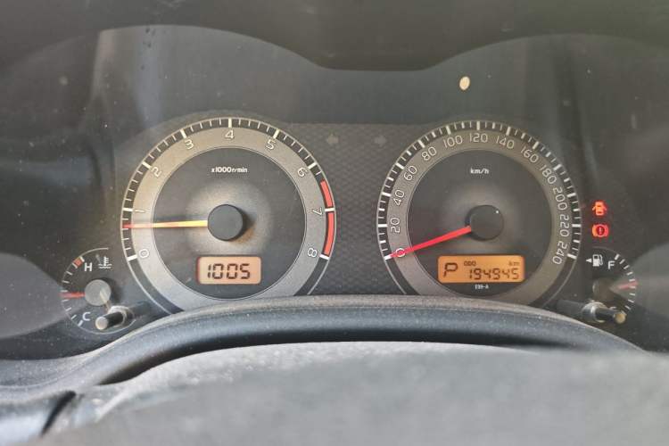 Used Toyota Corolla 2011 1.6L Automatic GL Instrument Cluster