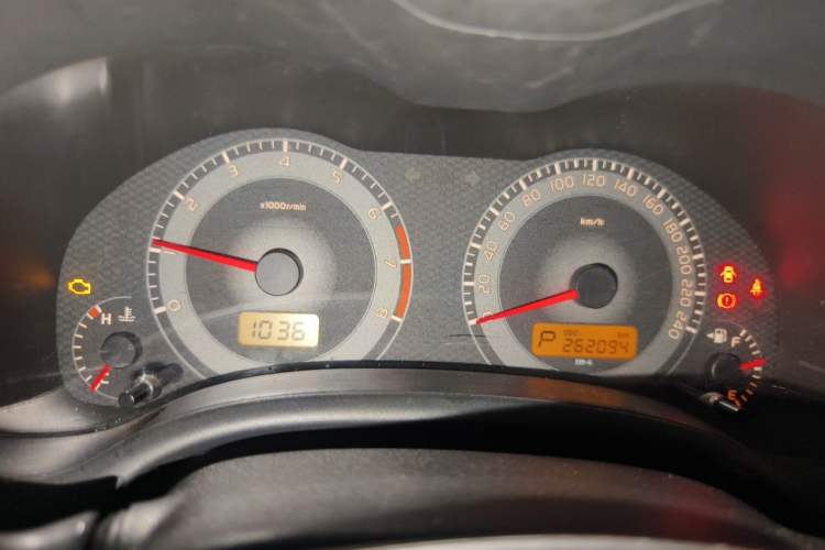 Used Toyota Corolla 2011 1.6L Automatic GL Sunroof Version Instrument Cluster