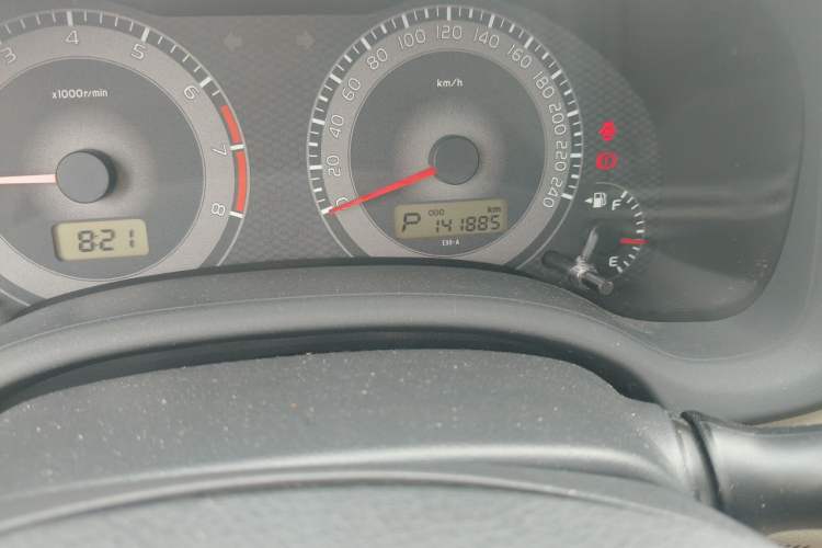 Used Toyota Corolla 2011 1.6L Automatic GL Odometer Close Up