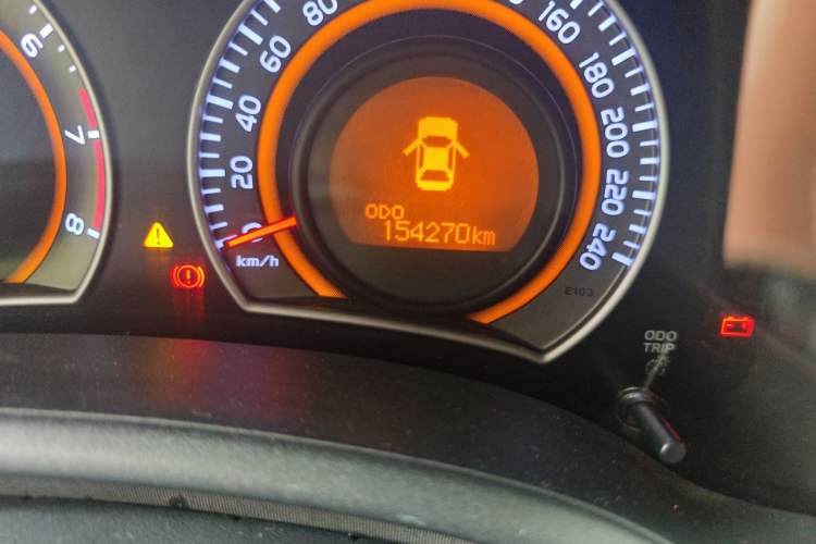 Used Toyota Corolla 2011 1.8L CVT GL-i Commemorative Edition Odometer Close Up