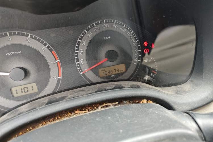 Used Toyota Corolla 2011 1.6L Manual GL Odometer Close Up