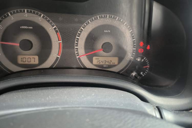 Used Toyota Corolla 2011 1.6L Manual GL Odometer Close Up