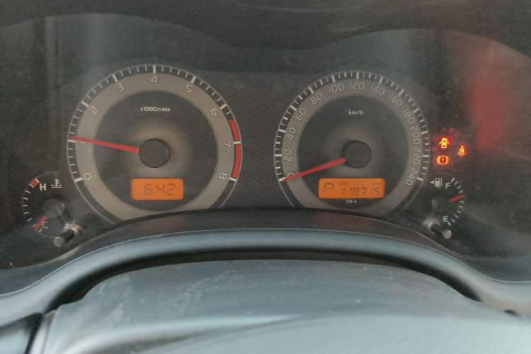 Used Toyota Corolla 2011 1.6L Automatic GL Odometer Close Up