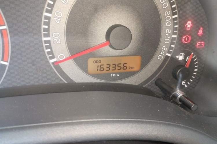 Used Toyota Corolla 2011 1.6L Manual GL Odometer Close Up