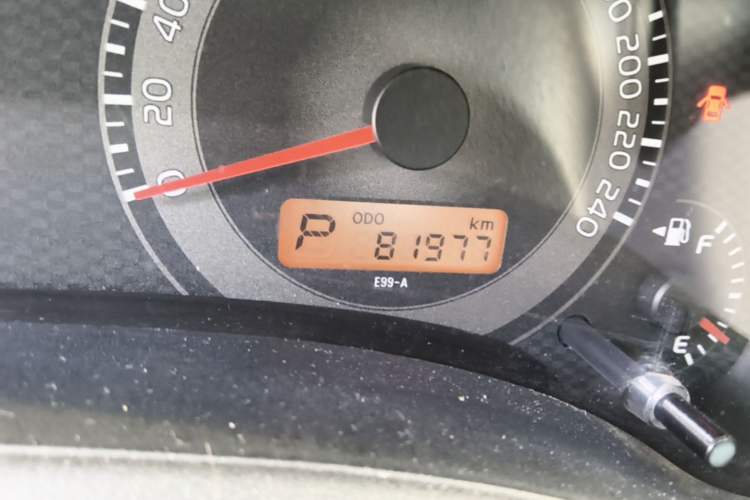 Used Toyota Corolla 2011 1.6L Automatic GL Odometer Close Up