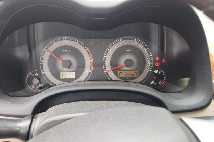 Used Toyota Corolla 2011 1.6L Automatic GL Odometer Close Up