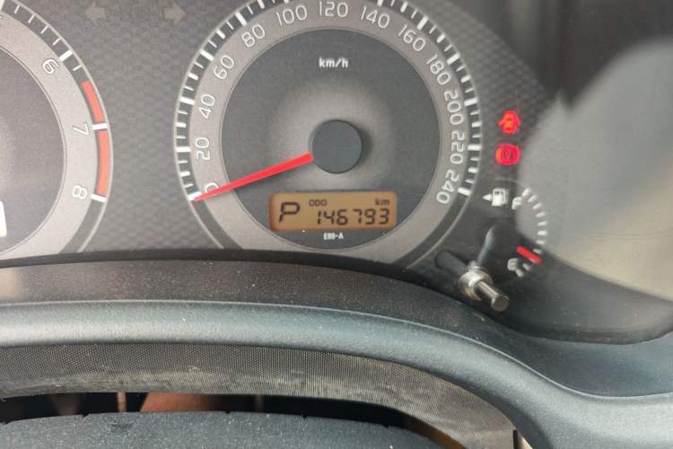 Used Toyota Corolla 2011 1.6L Automatic GL Odometer Close Up