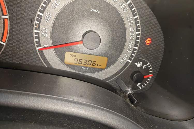 Used Toyota Corolla 2011 1.6L Manual GL Odometer Close Up