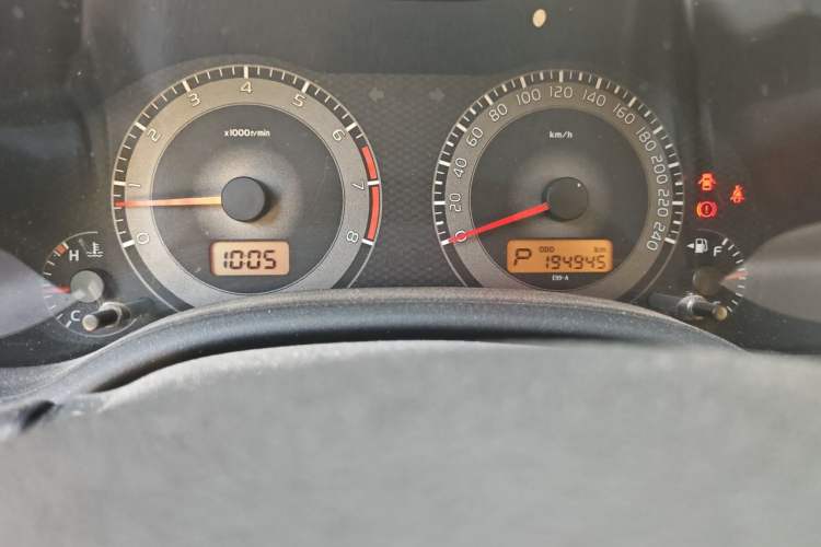 Used Toyota Corolla 2011 1.6L Automatic GL Odometer Close Up