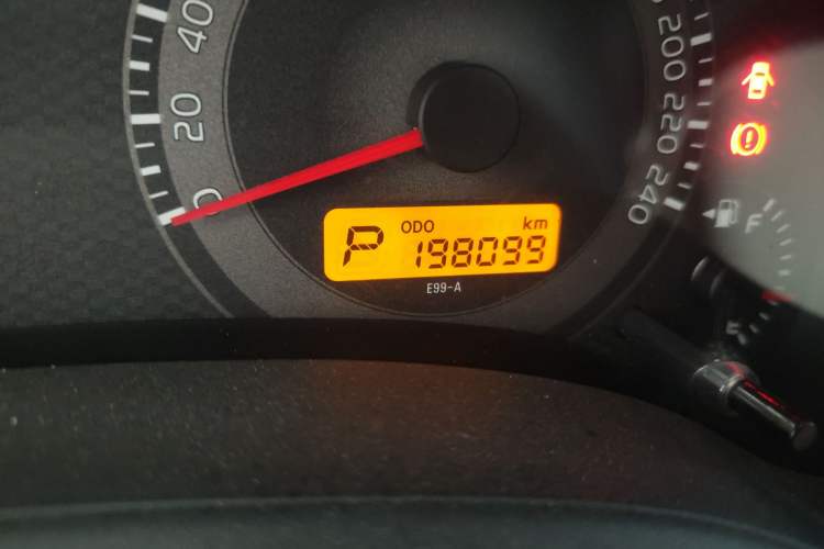 Used Toyota Corolla 2011 1.6L Automatic GL Odometer Close Up