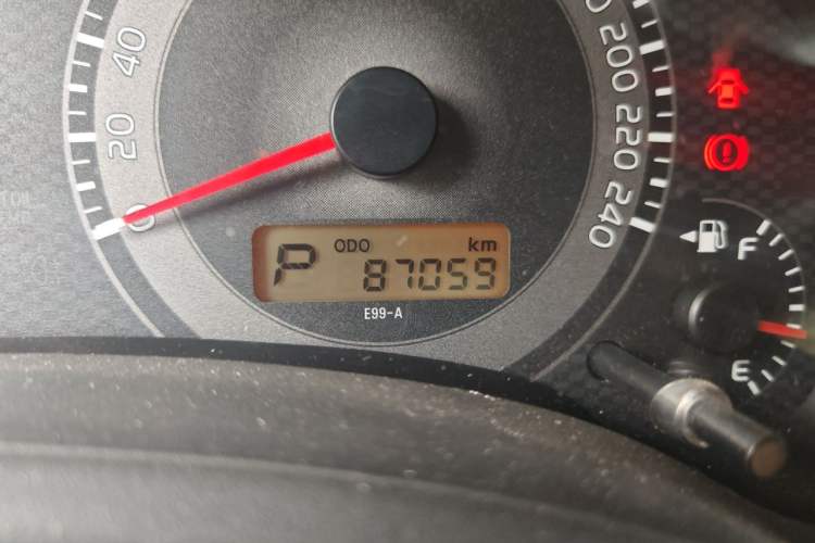 Used Toyota Corolla 2011 1.6L Automatic GL Odometer Close Up