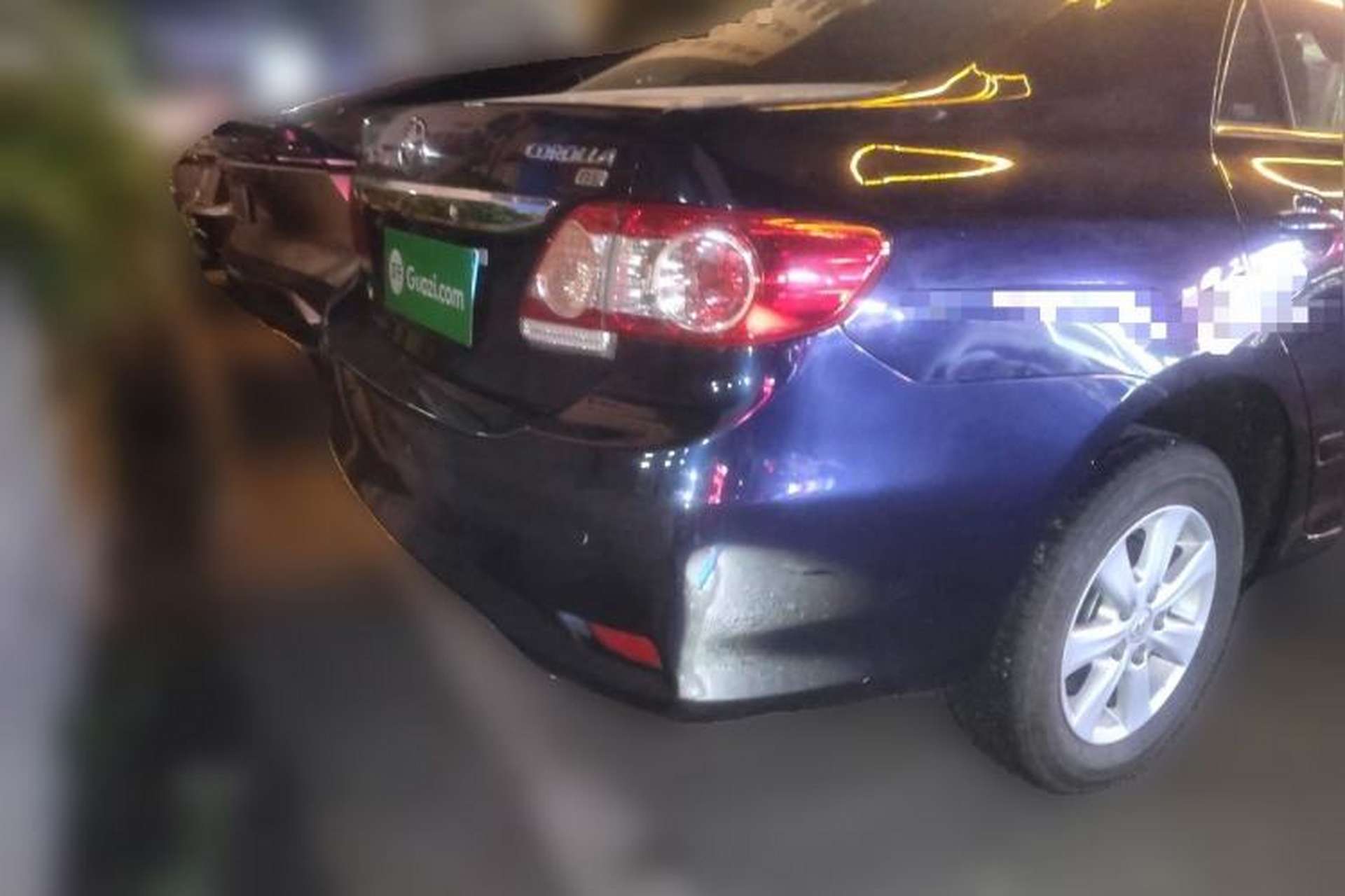 Used Toyota Corolla 2011 1.6L Automatic GL Rear Right 45 Deg