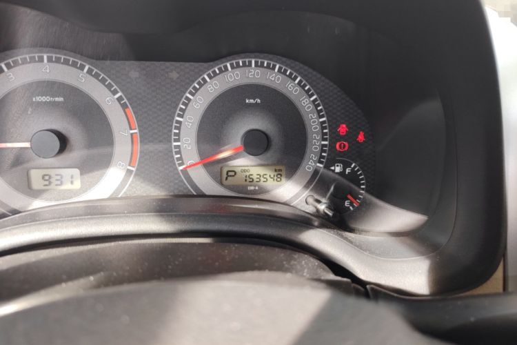 Used Toyota Corolla 2011 1.6L Automatic GL Odometer Close Up