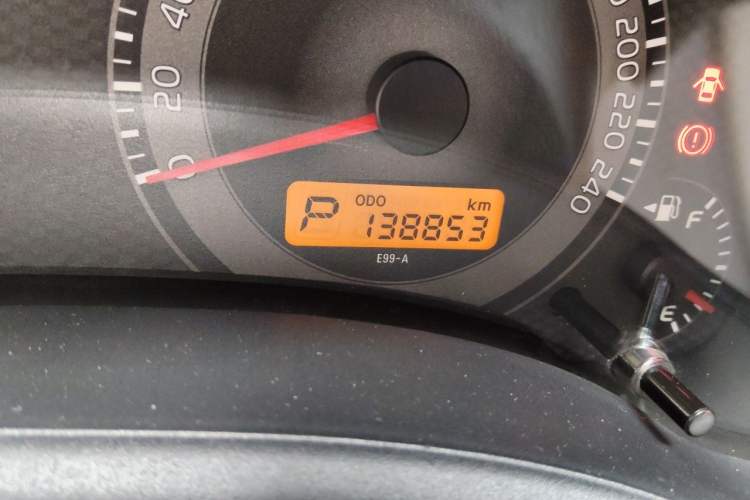 Used Toyota Corolla 2011 1.6L Automatic GL Odometer Close Up