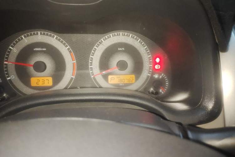 Used Toyota Corolla 2011 1.6L Automatic GL Odometer Close Up