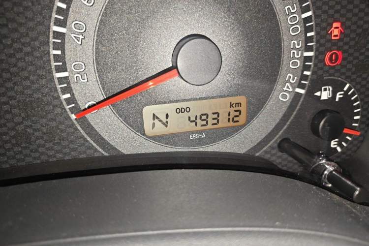 Used Toyota Corolla 2011 1.6L Automatic GL Odometer Close Up