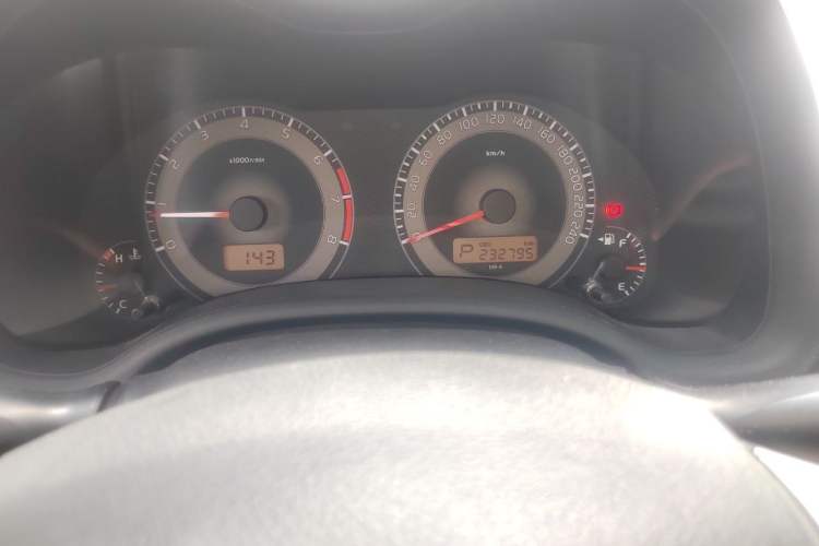 Used Toyota Corolla 2011 1.6L Automatic GL Odometer Close Up