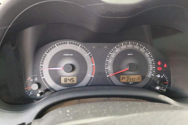 Used Toyota Corolla 2011 1.6L Automatic GL Sunroof Version Instrument Cluster