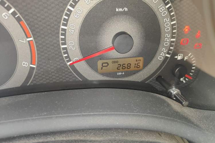 Used Toyota Corolla 2011 1.6L Automatic GL Odometer Close Up