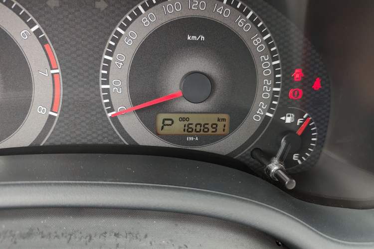 Used Toyota Corolla 2011 1.6L Automatic GL Odometer Close Up