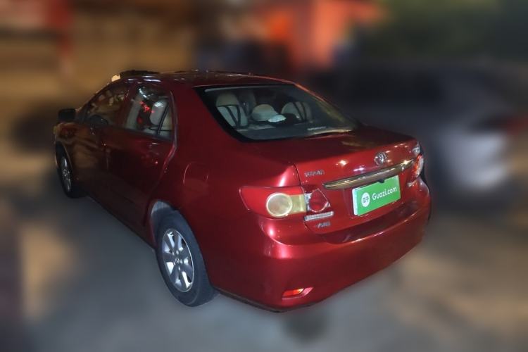 Used Toyota Corolla 2011 1.6L Automatic GL Sunroof Version Rear Left 45 Deg