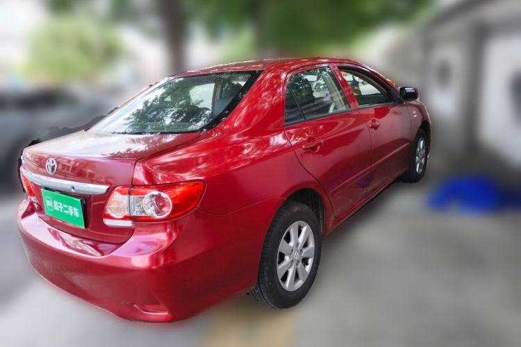 Used Toyota Corolla 2011 1.6L Automatic GL Sunroof Version Rear Right 45 Deg