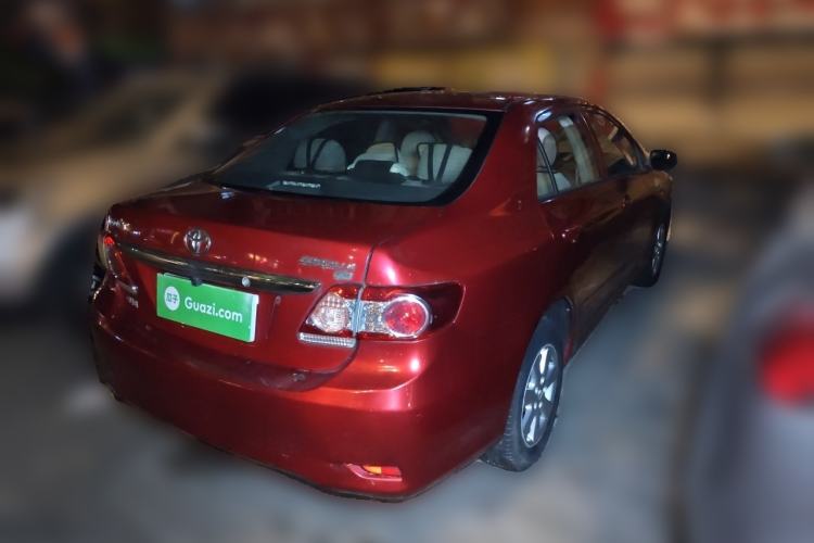 Used Toyota Corolla 2011 1.6L Automatic GL Sunroof Version Rear Right 45 Deg