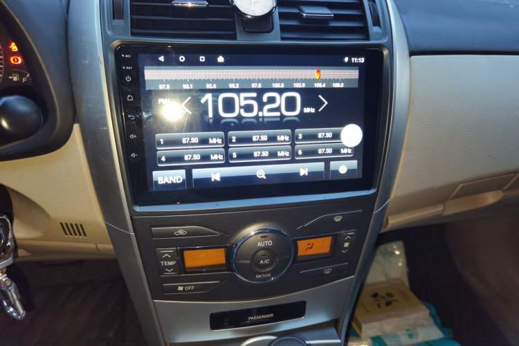 Used Toyota Corolla 2011 1.6L Automatic GL Sunroof Version Audio And AC Panel