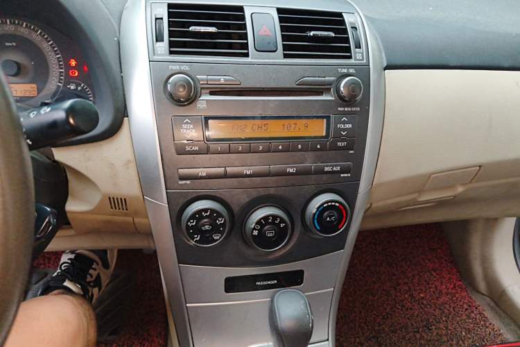 Used Toyota Corolla 2011 1.6L Automatic GL Audio And AC Panel